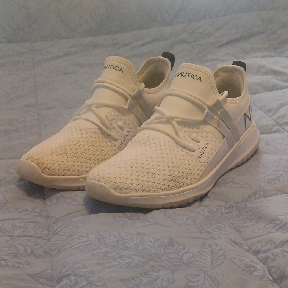 Nautica Women's White Athletic Sneaker Size 8